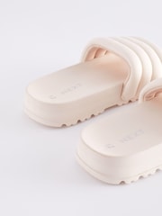Neutral Quilted Sliders - Image 5 of 5