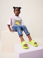 Lime Green Chunky Sliders - Image 2 of 7