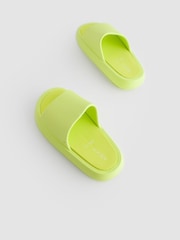 Lime Green Chunky Sliders - Image 5 of 7