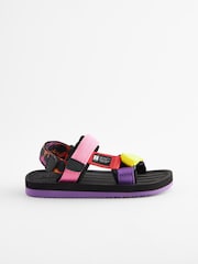 Bright Multicolour Trekker Sandals - Image 3 of 6