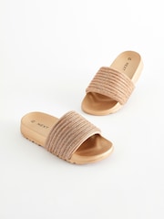 Rose Gold Glitter Sliders - Image 1 of 6