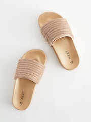 Rose Gold Glitter Sliders - Image 4 of 6