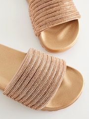 Rose Gold Glitter Sliders - Image 6 of 6