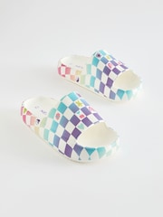 Rainbow Checkerboard Chunky Sliders - Image 1 of 5