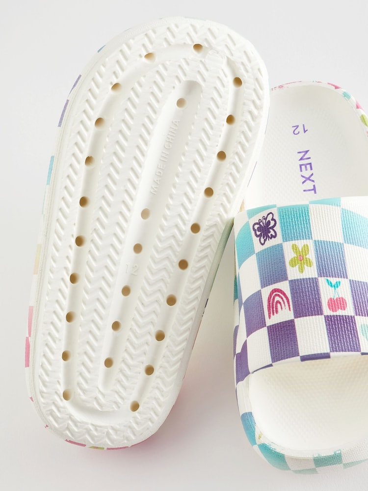 Rainbow Checkerboard Chunky Sliders - Image 5 of 5