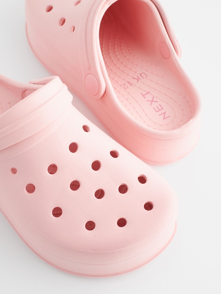 Pink Chunky Clogs - Image 9 of 9 Pink Chunky Clogs - Image 9 of 9