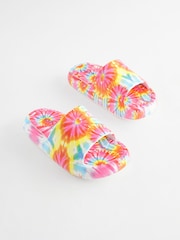 Multicolour Tie-Dye Chunky Sliders - Image 1 of 5
