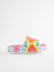 Multicolour Tie-Dye Chunky Sliders - Image 2 of 5