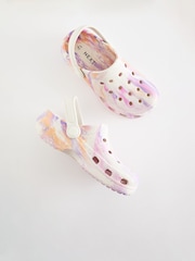 Purple Marble Clogs - Image 6 of 8