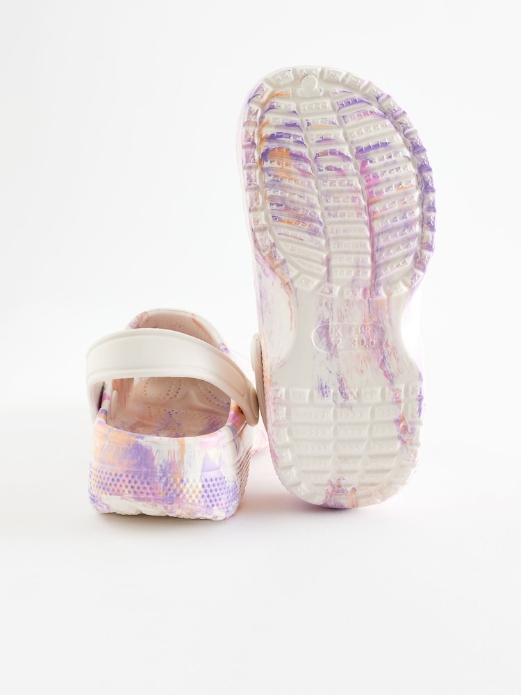 Purple Marble Clogs - Image 8 of 8