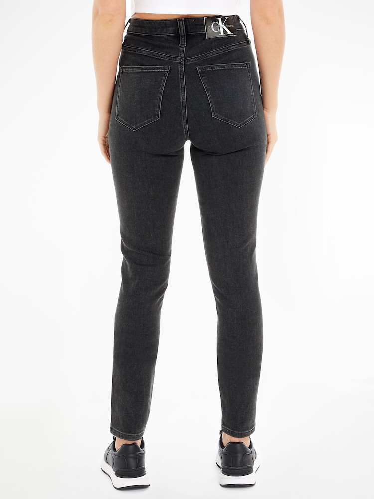 Calvin Klein Jeans High Rise Skinny Jeans - Image 2 of 6