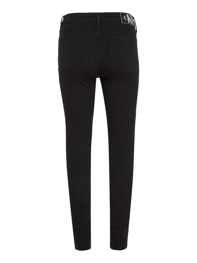 Calvin Klein Jeans Mid Rise Skinny Jeans - Image 5 of 7