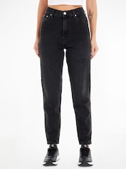 Calvin Klein Jeans Mom Black Jeans - Image 1 of 6