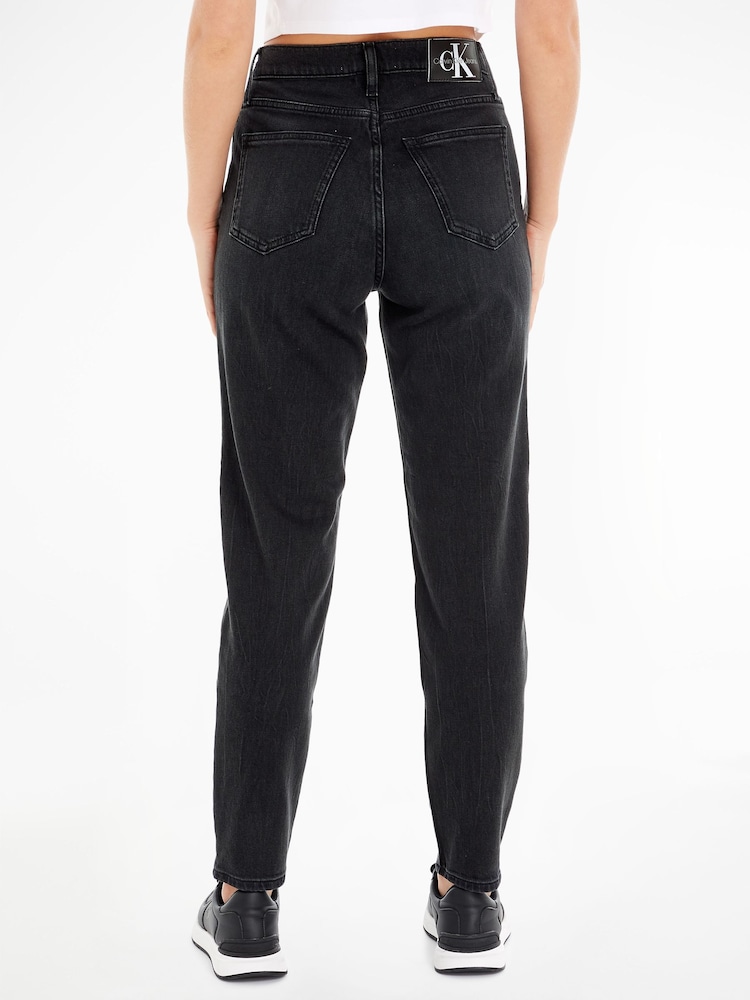 Calvin Klein Jeans Mom Black Jeans - Image 2 of 6