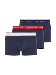Tommy Hilfiger Sky Blue Premium Essentials Trunks 3 Pack - Image 1 of 7