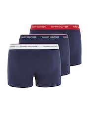Tommy Hilfiger Sky Blue Premium Essentials Trunks 3 Pack - Image 2 of 7