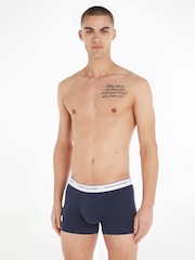 Tommy Hilfiger Sky Blue Premium Essentials Trunks 3 Pack - Image 3 of 7