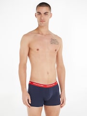 Tommy Hilfiger Sky Blue Premium Essentials Trunks 3 Pack - Image 5 of 7