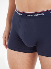 Tommy Hilfiger Sky Blue Premium Essentials Trunks 3 Pack - Image 6 of 7