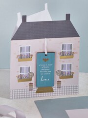 Teal Blue New Home Keepsake Card - Image 1 of 4