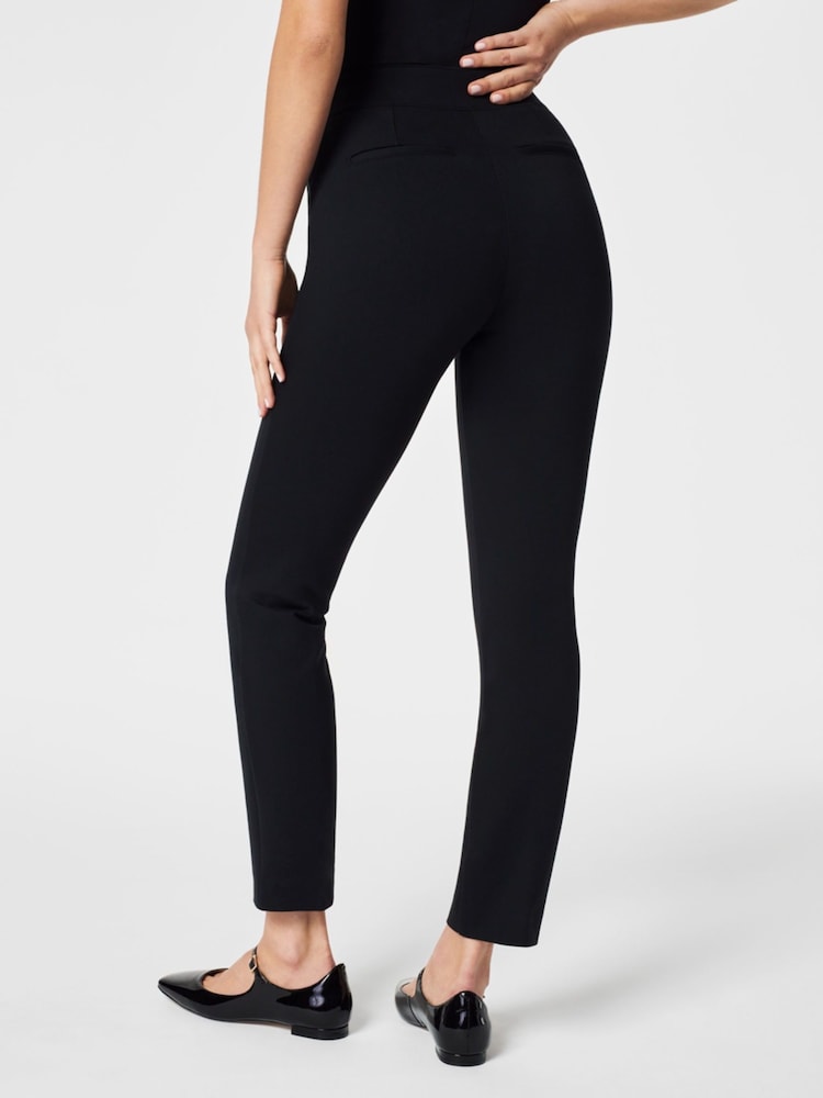 Spanx Ponte Button Tab Black Trousers - Image 2 of 6