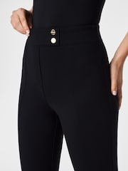 Spanx Ponte Button Tab Black Trousers - Image 5 of 6