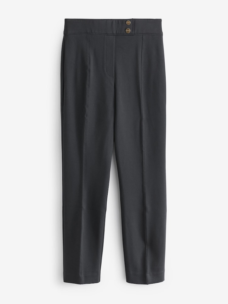 Spanx Ponte Button Tab Black Trousers - Image 6 of 6
