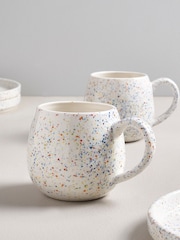 Set of 2 Multi Speckle Speckle Mugs - Image 1 of 3