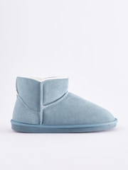 Blue Suede Boot Slippers - Image 3 of 7