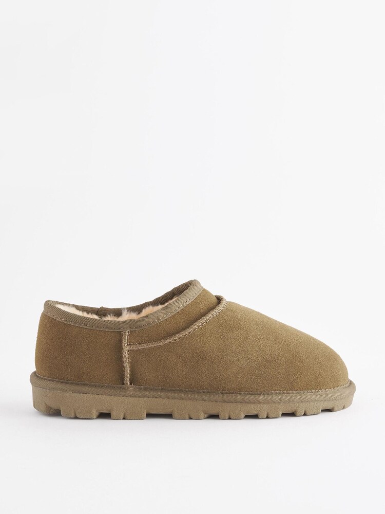 Green Suede Shoot Slippers - Image 2 of 7