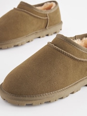 Green Suede Shoot Slippers - Image 3 of 7