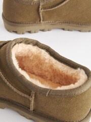 Green Suede Shoot Slippers - Image 4 of 7
