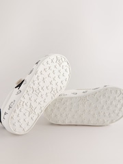 Black/White Standard Fit (F) Star Touch Fastening Trainers - Image 4 of 5