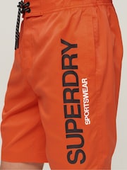Superdry Orange Sportswear Board Shorts - Image 3 of 3