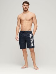 Superdry Blue Sportswear Board Shorts - Image 3 of 3