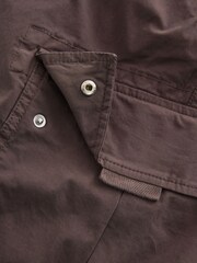 Purple Regular Tapered Stretch Utility Cargo Trousers - Image 5 of 6