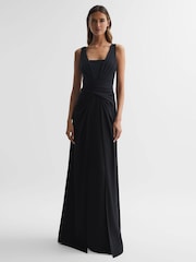 Reiss Erica Halston Wrap Maxi Dress - Imagen 1 de 6