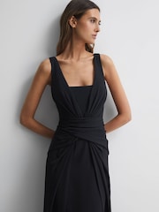 Reiss Erica Halston Wrap Maxi Dress - Imagen 3 de 6