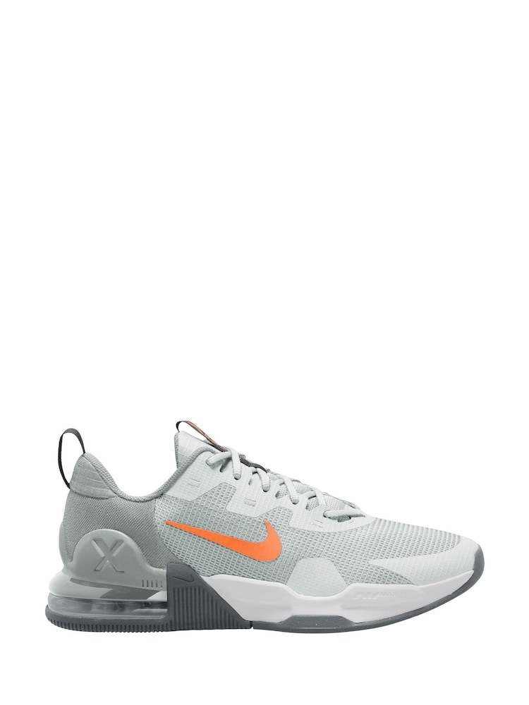 Nike Orange/White Air Max Alpha 5 Training Trainers - Image 1 of 11