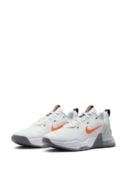 Nike Orange/White Air Max Alpha 5 Training Trainers - Image 5 of 11