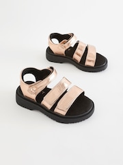 Rose Gold Chunky Sandals - Image 1 of 7
