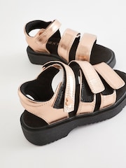 Rose Gold Chunky Sandals - Image 3 of 7