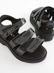 Black Chunky Sandals - Image 10 of 11