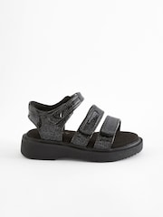 Black Chunky Sandals - Image 5 of 11
