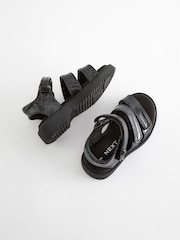 Black Chunky Sandals - Image 6 of 11