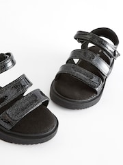 Black Chunky Sandals - Image 8 of 11