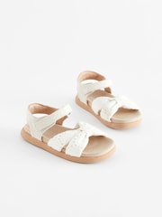 White Bow Sandals - Image 1 of 6