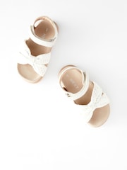 White Bow Sandals - Image 3 of 6