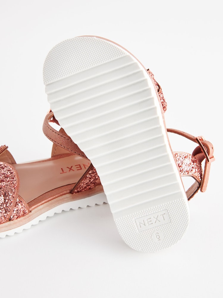 Roségold - Glitzernde Sandalen für besondere Anlässe - Bild 5 von 5 Roségold - Glitzernde Sandalen für besondere Anlässe - Bild 5 von 5