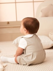 Neutral/White Smart Baby Romper, Bodysuit And Socks Set (0mths-2yrs) - Image 2 of 9